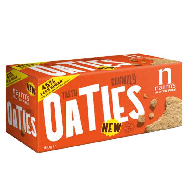 Μπισκότα Βρώμης Χωρίς Γλουτένη Oaties, 160 γρ., Nairn's