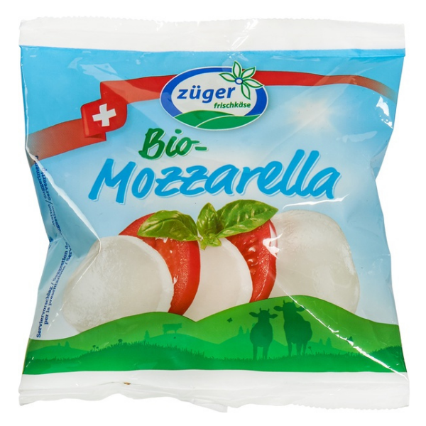 Zuger Βιολογική Μοτσαρέλα 100g