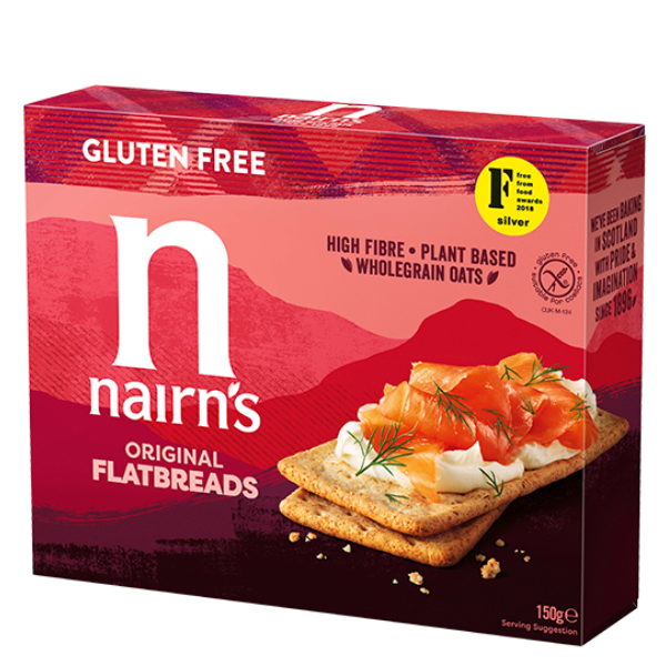 Φρυγανιές Βρώμης Ολικής Χωρίς Γλουτένη, 150g  Nairn's