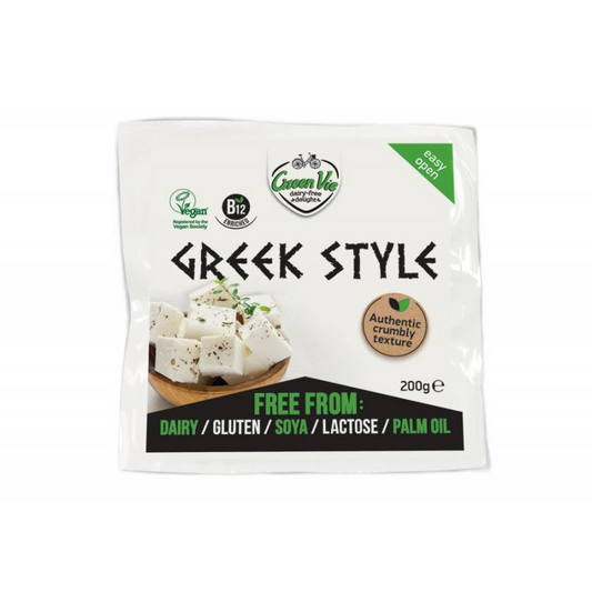 Φυτικό  Τυρί   "Greek Style"   Ρίγανη  & Ελαιόλαδο  200g  GreenVie